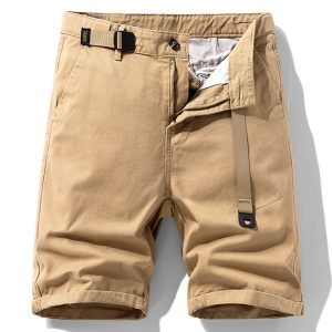 Chino Shorts With Belt
